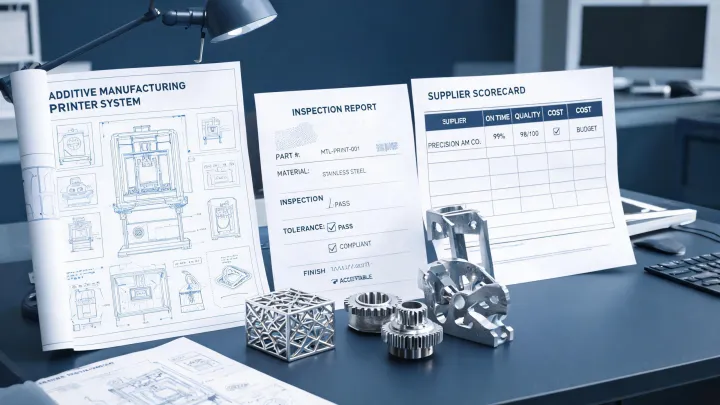 Additive manufacturing procurement article