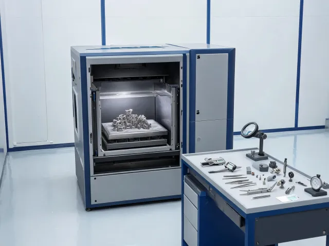 Metal additive manufacturing build cell